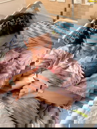 היולדת היום, עם התינוק החדש. מזל טוב!