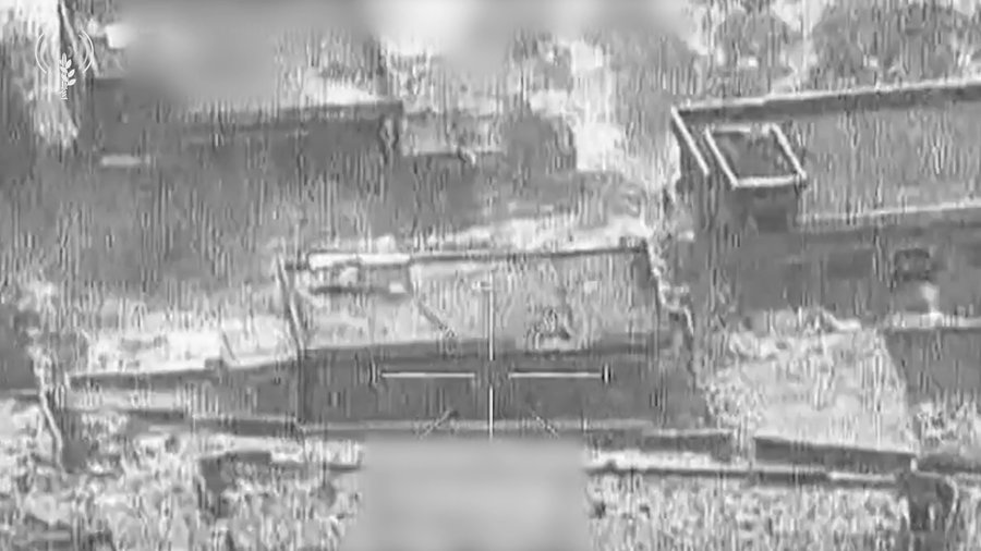 תיעוד מתקיפת סיוע של מסוק קרב לכוחות חטיבה 769