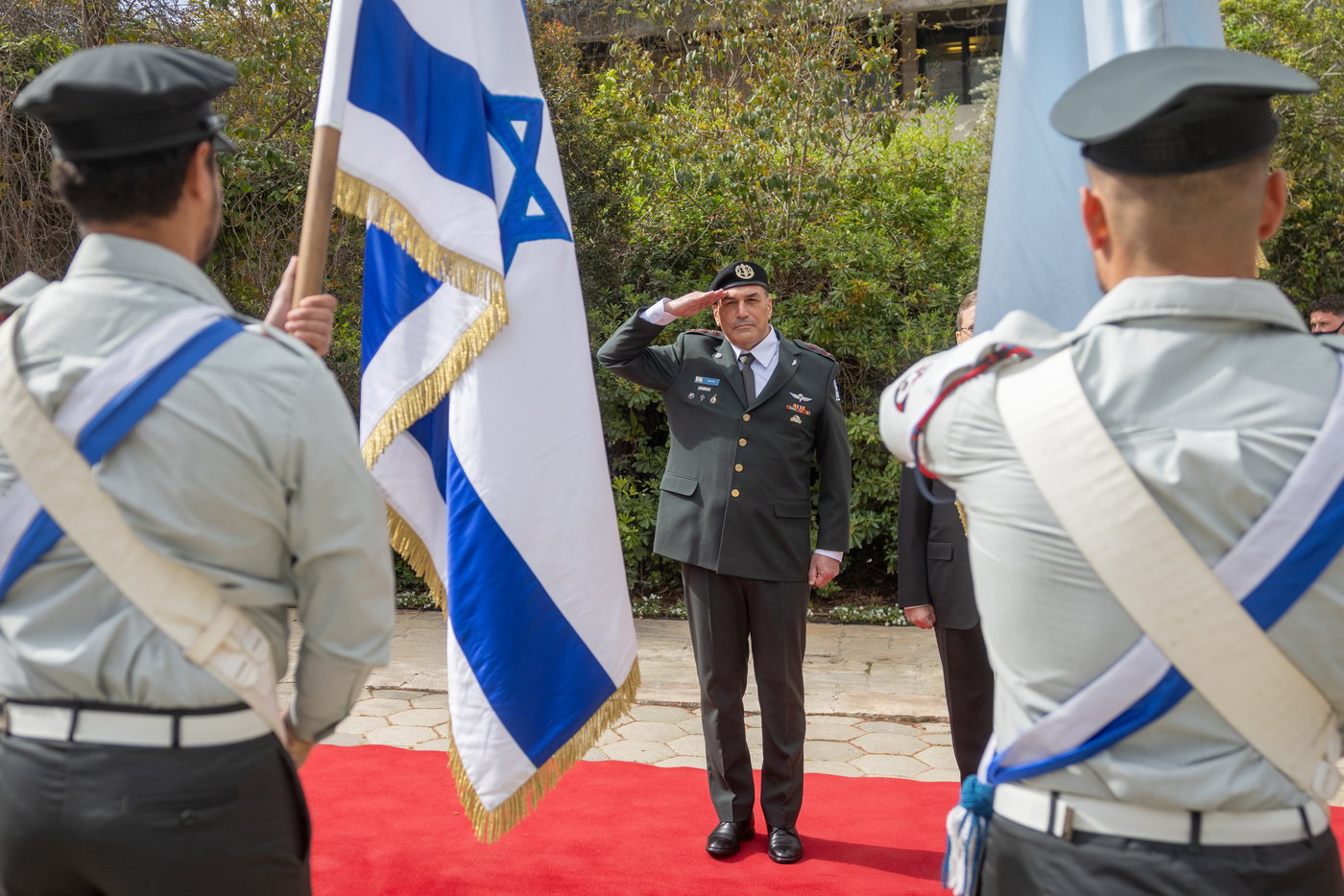 הרמטכ"ל בטקס בבית הנשיא