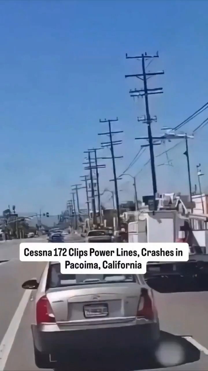 הטיס פוגע בקווי החשמל