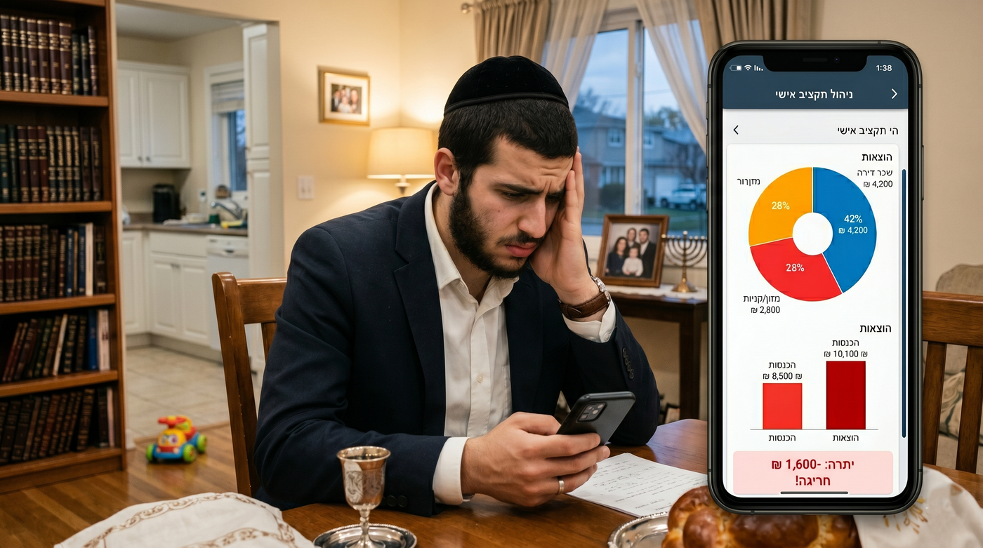 ה-28 לחודש. מסתכלים על החשבון. ומבינים שזה קרה שוב.