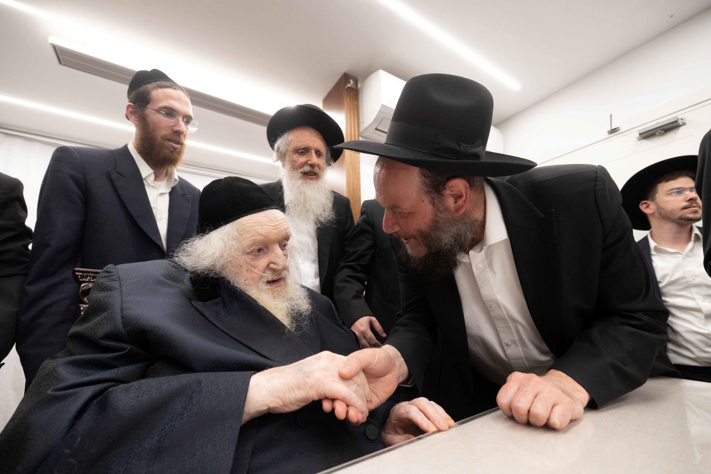 המעמד במעונו של הגר"מ שטרנבוך