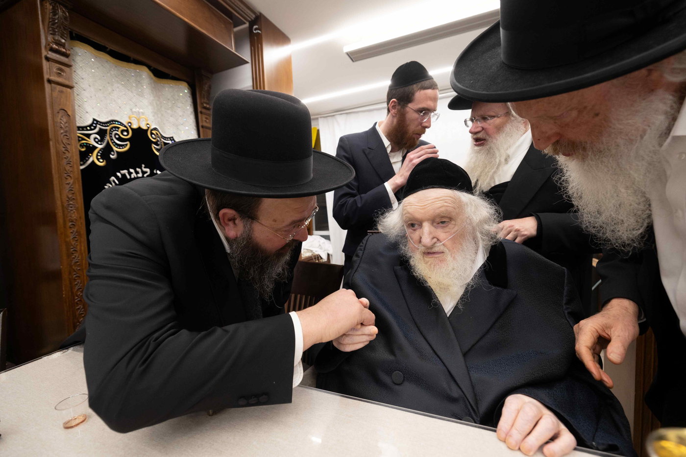 המעמד במעונו של הגר"מ שטרנבוך