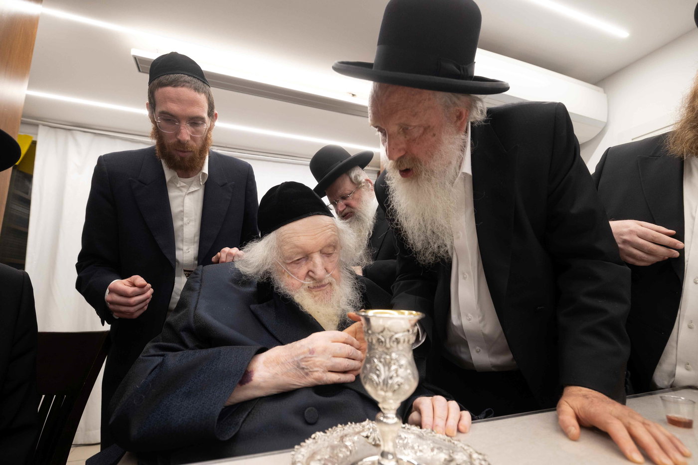 המעמד במעונו של הגר"מ שטרנבוך