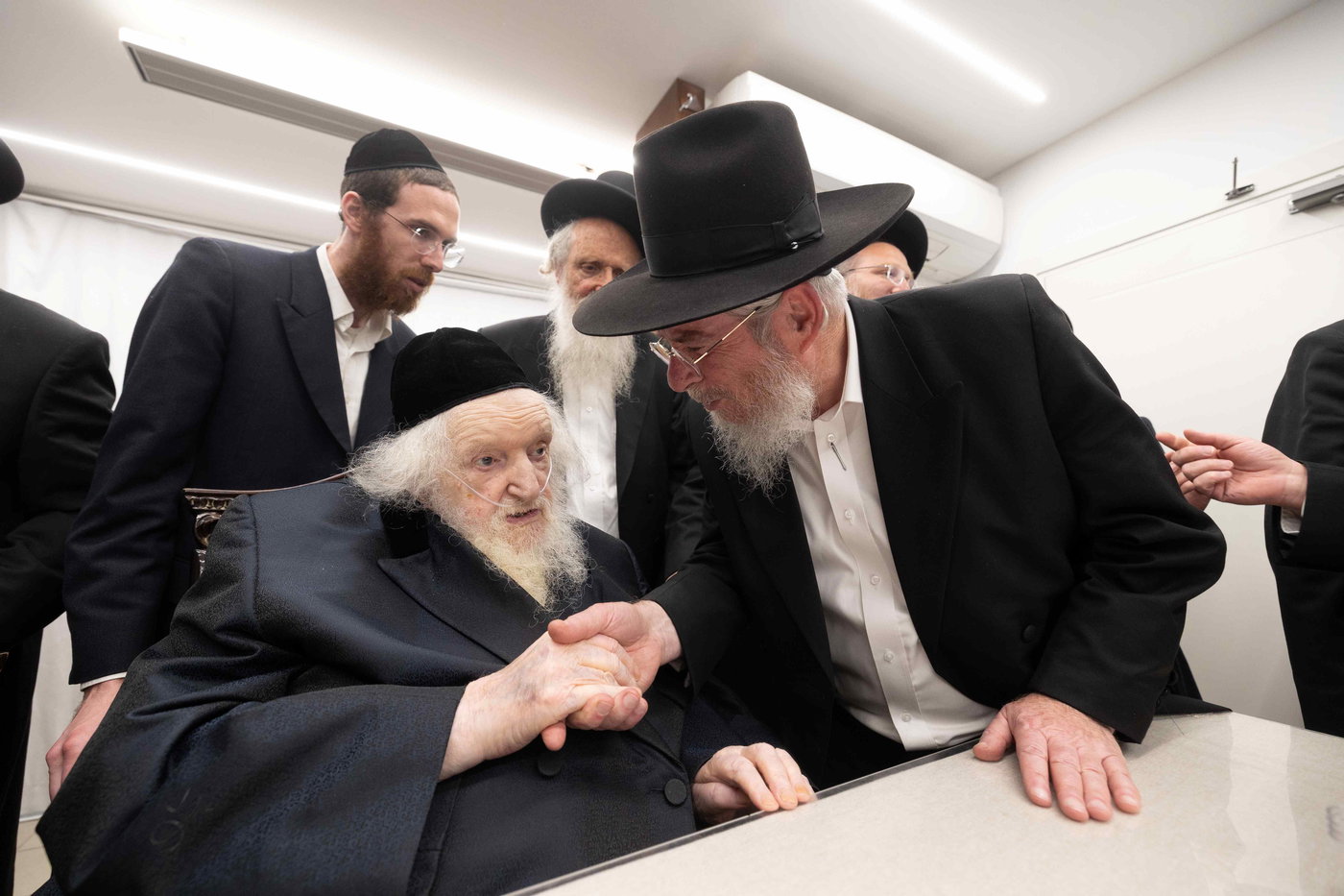 המעמד במעונו של הגר"מ שטרנבוך