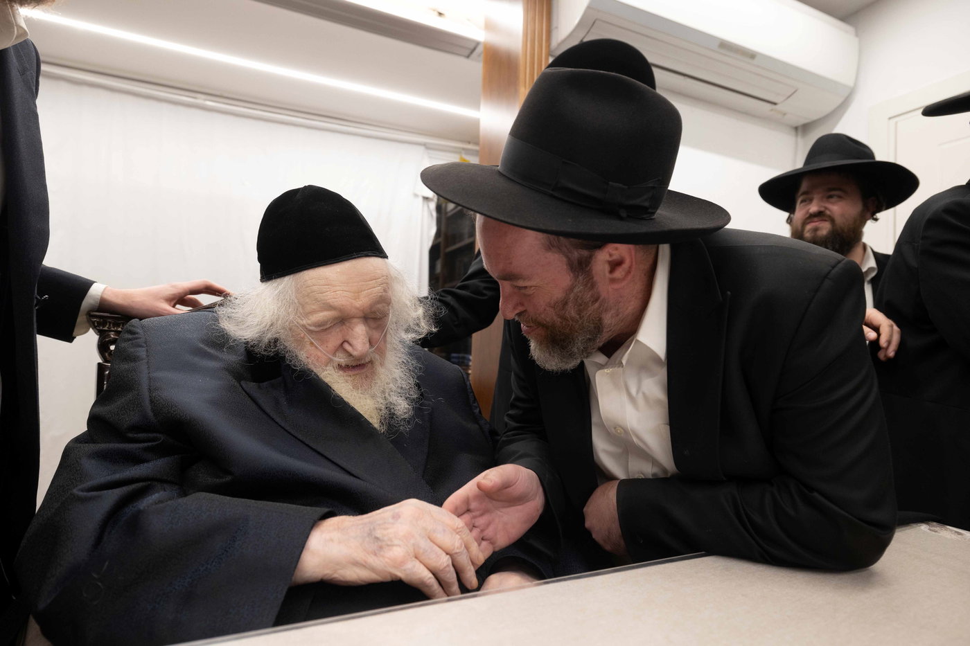 המעמד במעונו של הגר"מ שטרנבוך