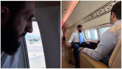 מטס כבוד מעל המפרץ: מטוסי קרב ליוו את נשיא סוריה למפגש אסטרטגי באבו דאבי