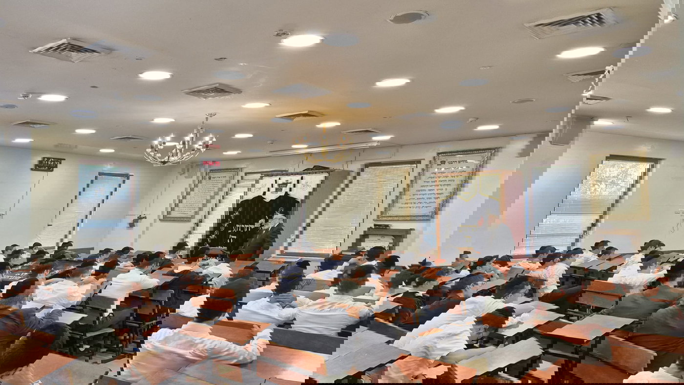 ישיבת חדוות התורה בירושלים, בשיעור פתיחה מרה"י הרב משולם ברנדוויין