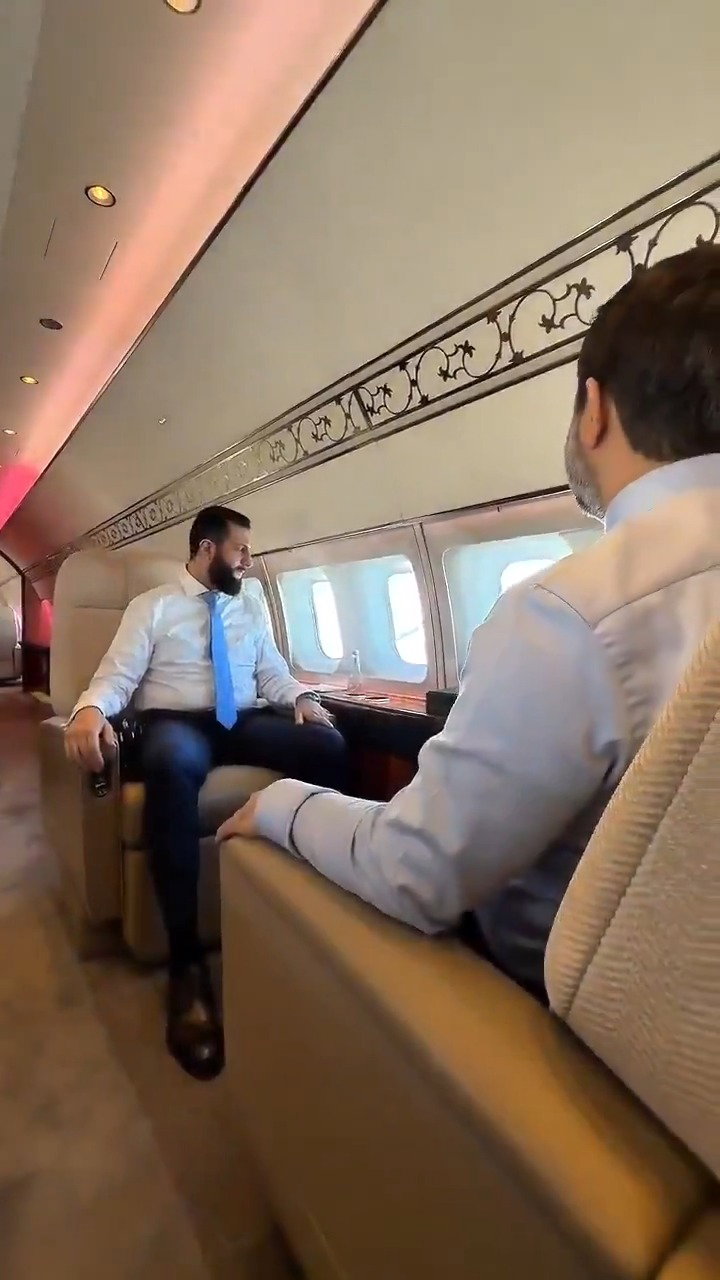 נשיא סוריה בדרכו לאבו דאבי