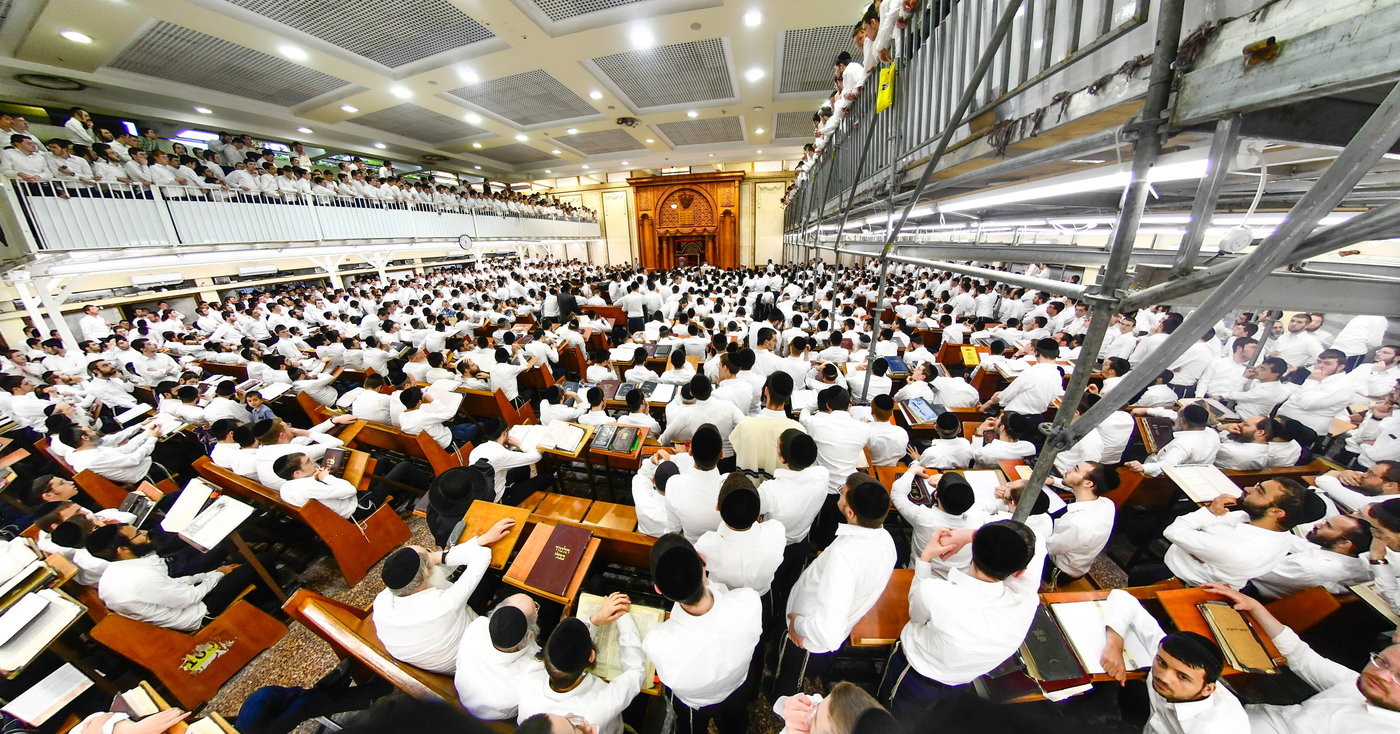 הגר"ד לנדו בשיחה בישיבת פוניבז'