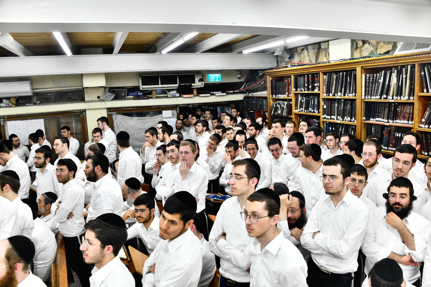 הגר"ד לנדו בשיחה בישיבת פוניבז'