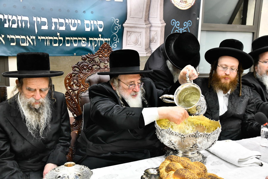 מורשת ה'אמרי יוסף' | הילולא קדישא וסיום 'בין הזמנים' בחצר הקודש ספינקא