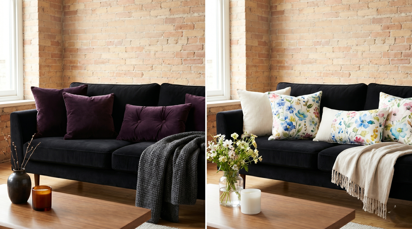 כריות נוי הן התכשיטים של הסלון