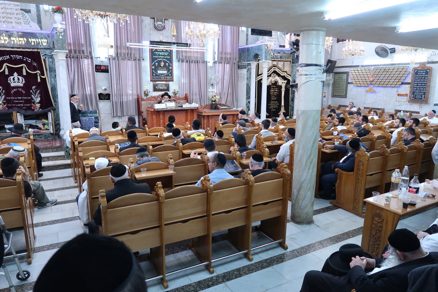 הגר"מ צדקה בשיעור במוסאיוף