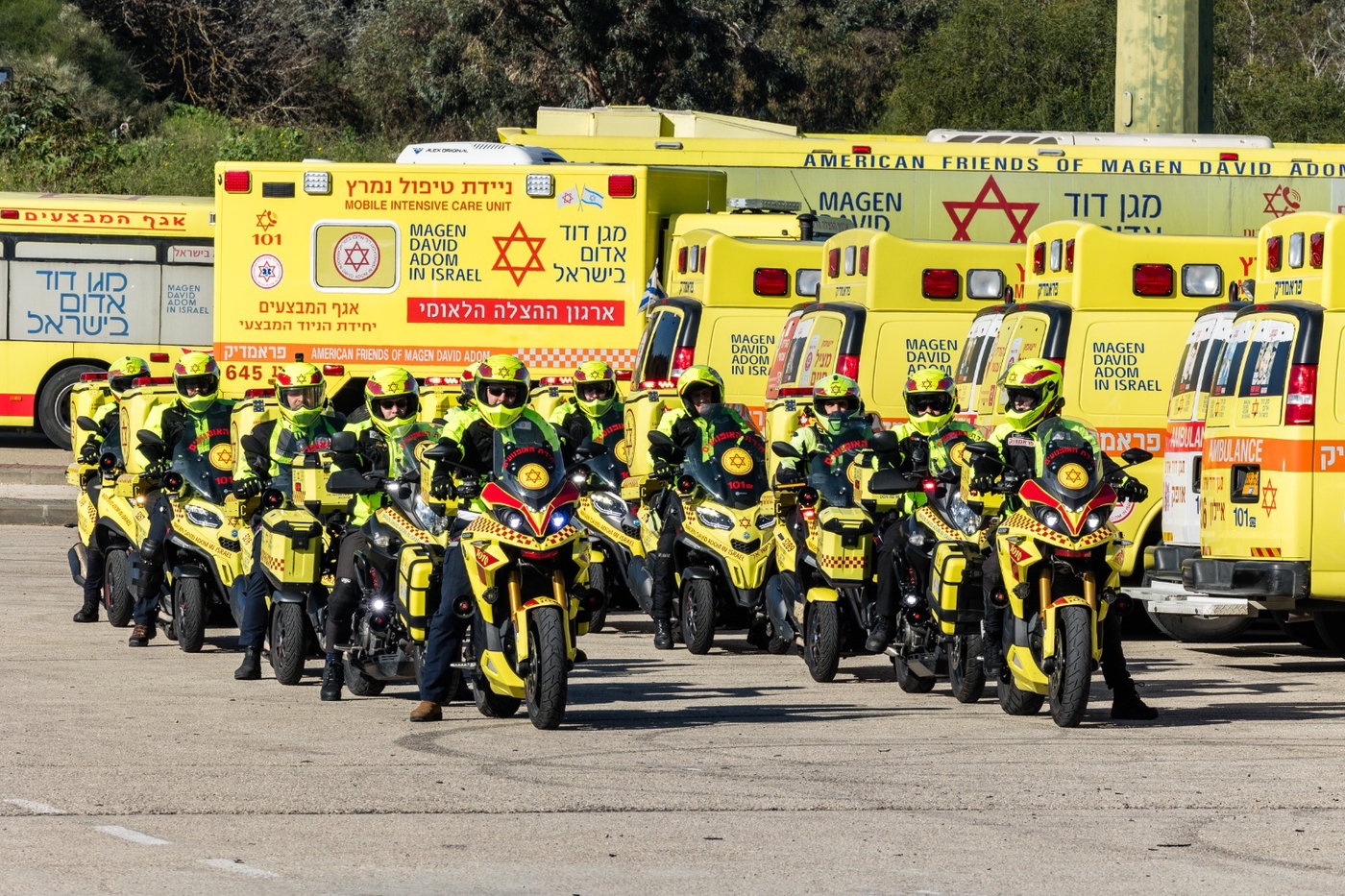 כוחות מד"א בהערכות לקראת ל"ג בעומר
