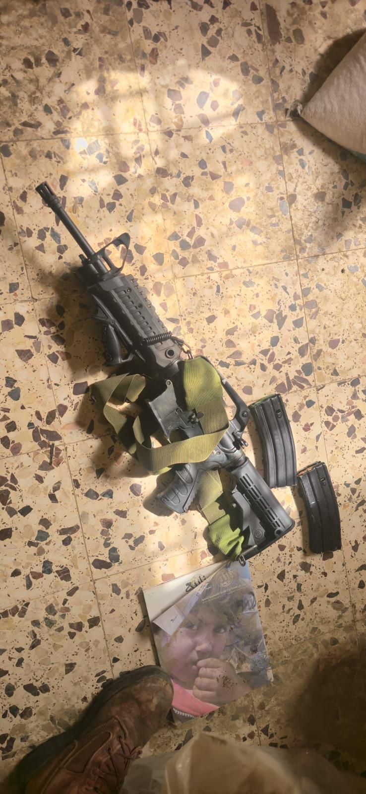 אמצעי הלחימה שאותרו והוחרמו