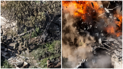 רחפן אוקראיני בפעולה