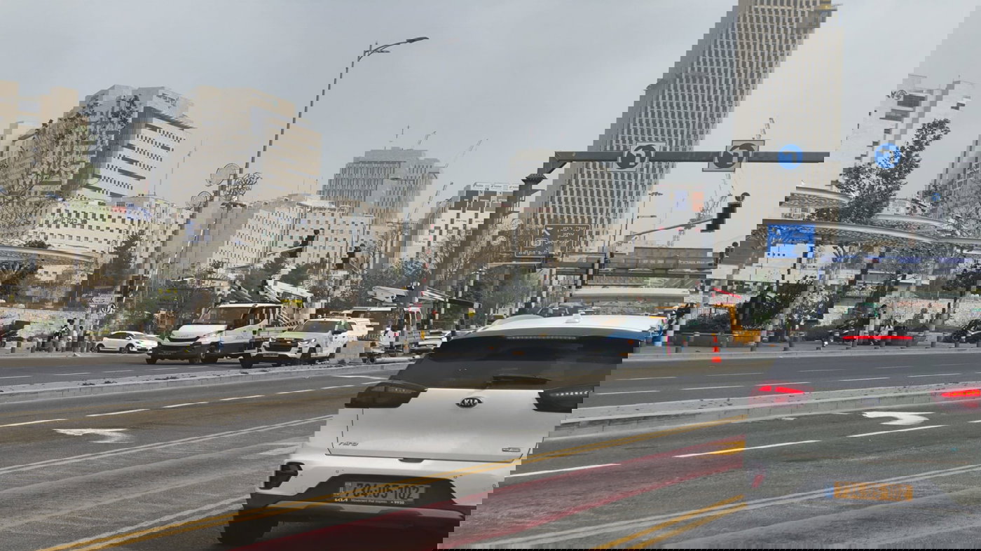 נתיב תחבורה ציבורית בכניסה לירושלים