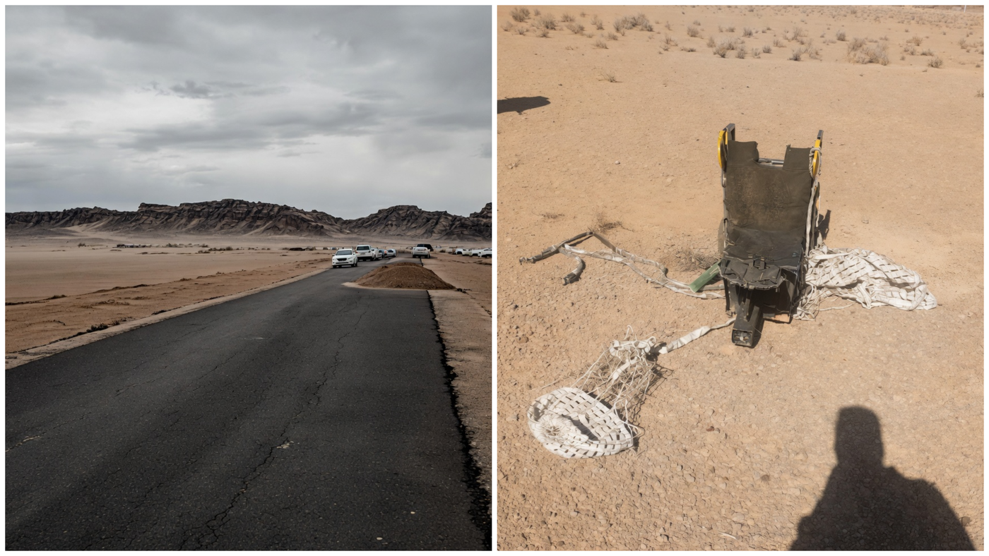 כסא הנווט - הכביש שנסלל