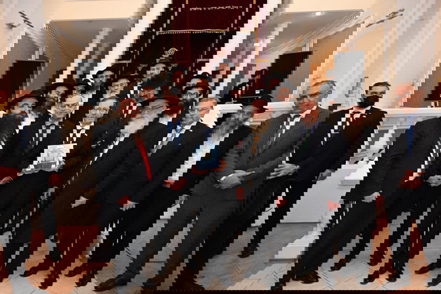 הנשיא הרצוג עם ראשי הקהילה היהודית בקזחסטן