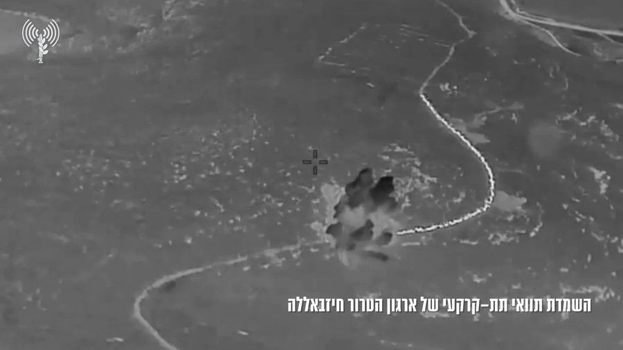 השמדת תוואי תת-קרקעי של ארגון הטרור חיזבאללה בדרום לבנון