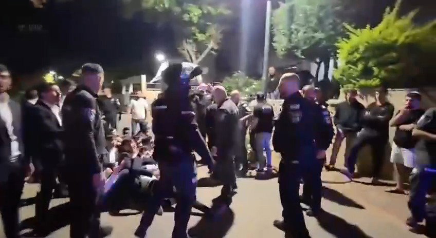 ההפגנה כעת באשקלון