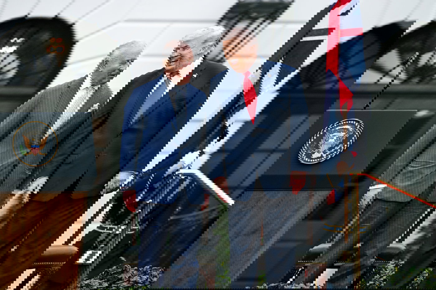 הביקור בארה"ב - המלך צ'ארלס השלישי ונשיא ארה"ב 