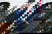 הביקור בארה"ב - המלך צ'ארלס השלישי ונשיא ארה"ב 