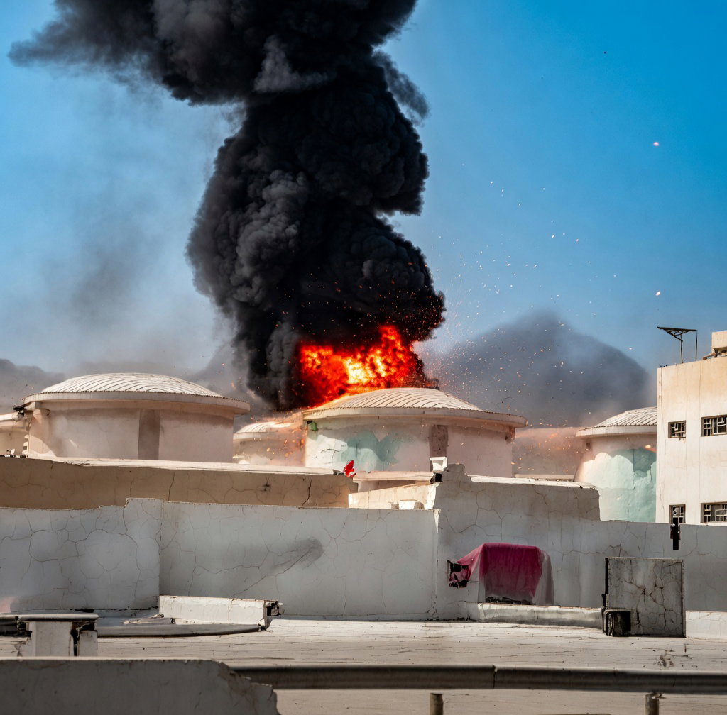התקיפה האיראנית באזור תעשיית הנפט של פוג'יירה, איחוד האמירויות הערביות.