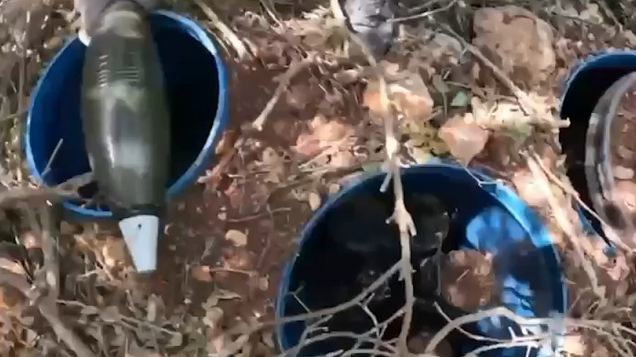 תיעוד מאיתור עמדת שהייה ואמצעי לחימה של ארגון הטרור חיזבאללה