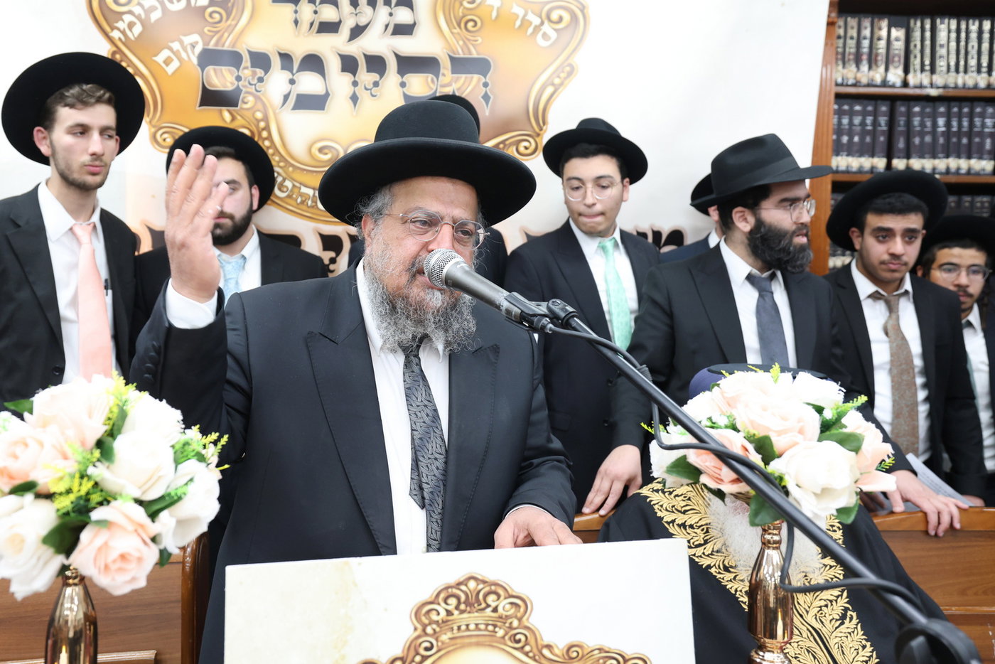 הגר"מ צדקה בישיבת תורת אברהם