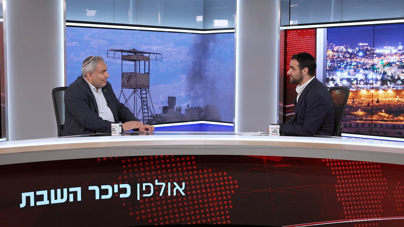 השר זאב אלקין באולפן 'כיכר השבת'