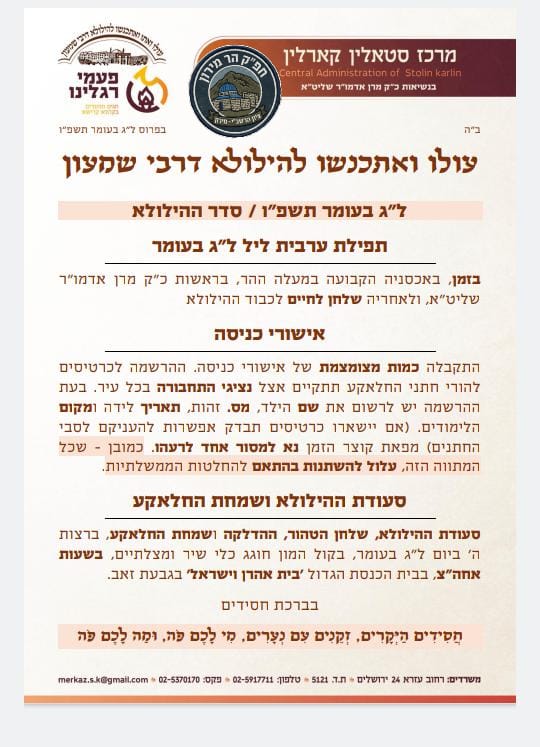 מירונה לא עולים | מפת ההדלקות החדשה של חצרות הקודש - מביתר וירושלים ועד למערת המכפלה