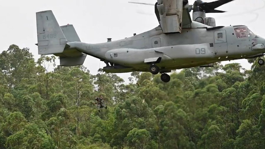 מסוק ה-V-22 אוספריי בפעילות מבצעית