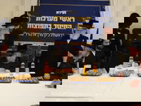 ועידת החינוך במעונו של האדמו"ר בעלזא