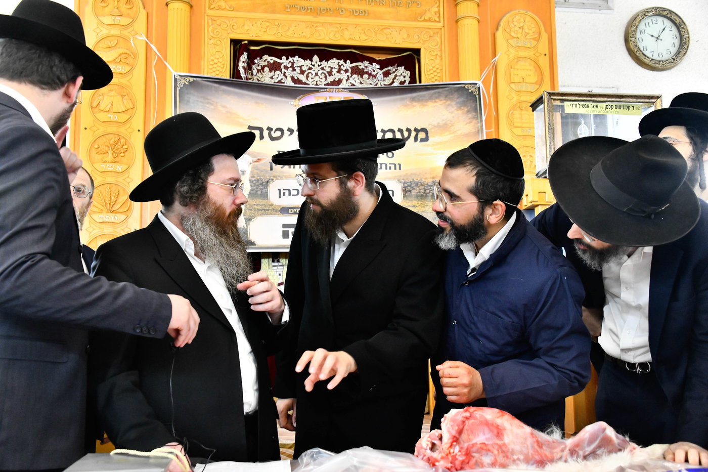 מעמד שחיטת גדי בבני ברק