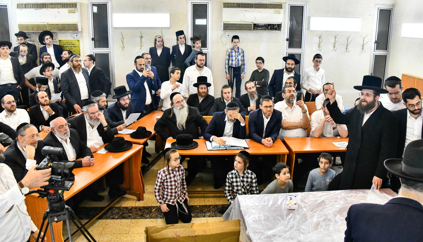 מעמד שחיטת גדי בבני ברק