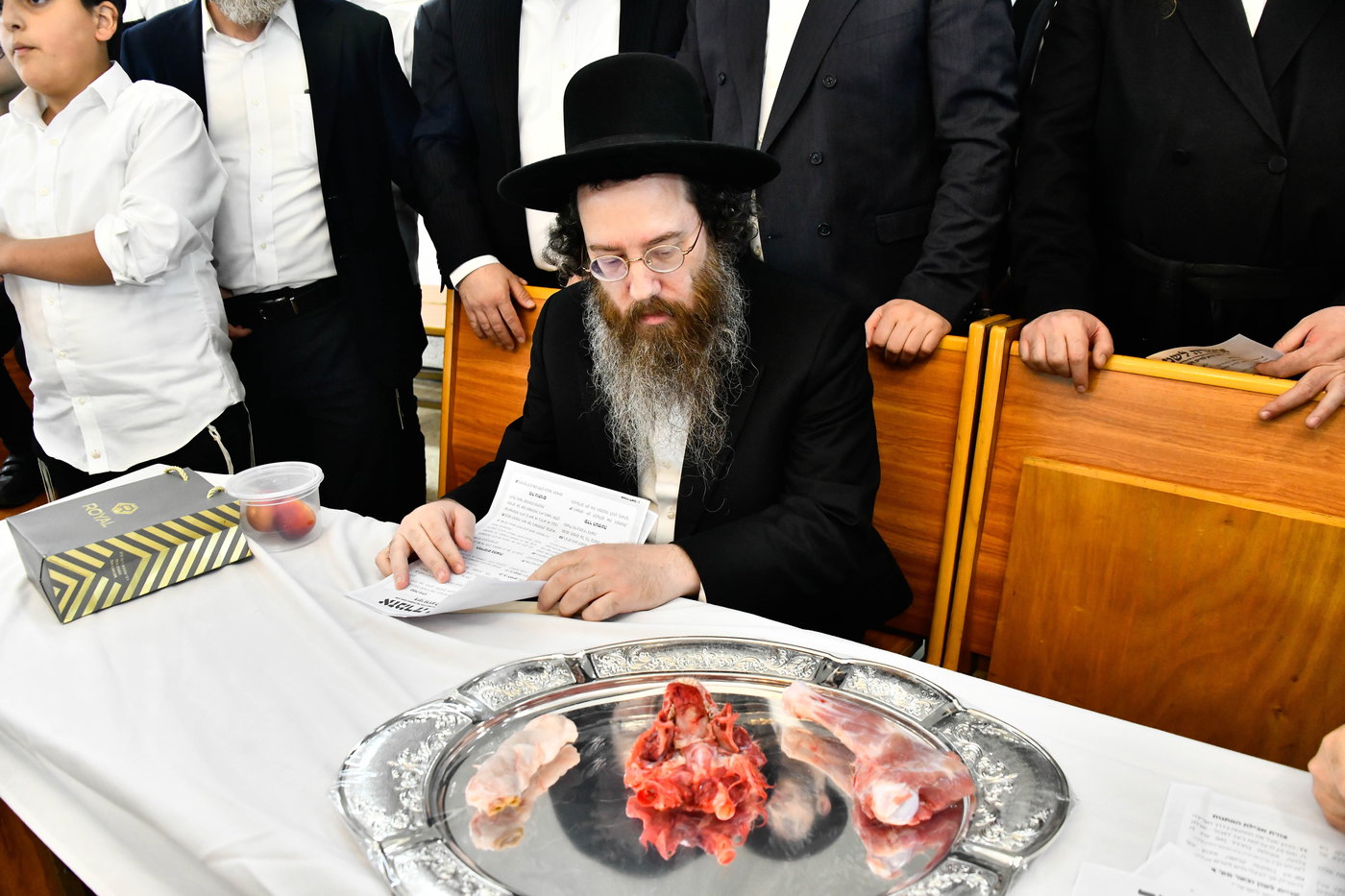 מעמד שחיטת גדי בבני ברק