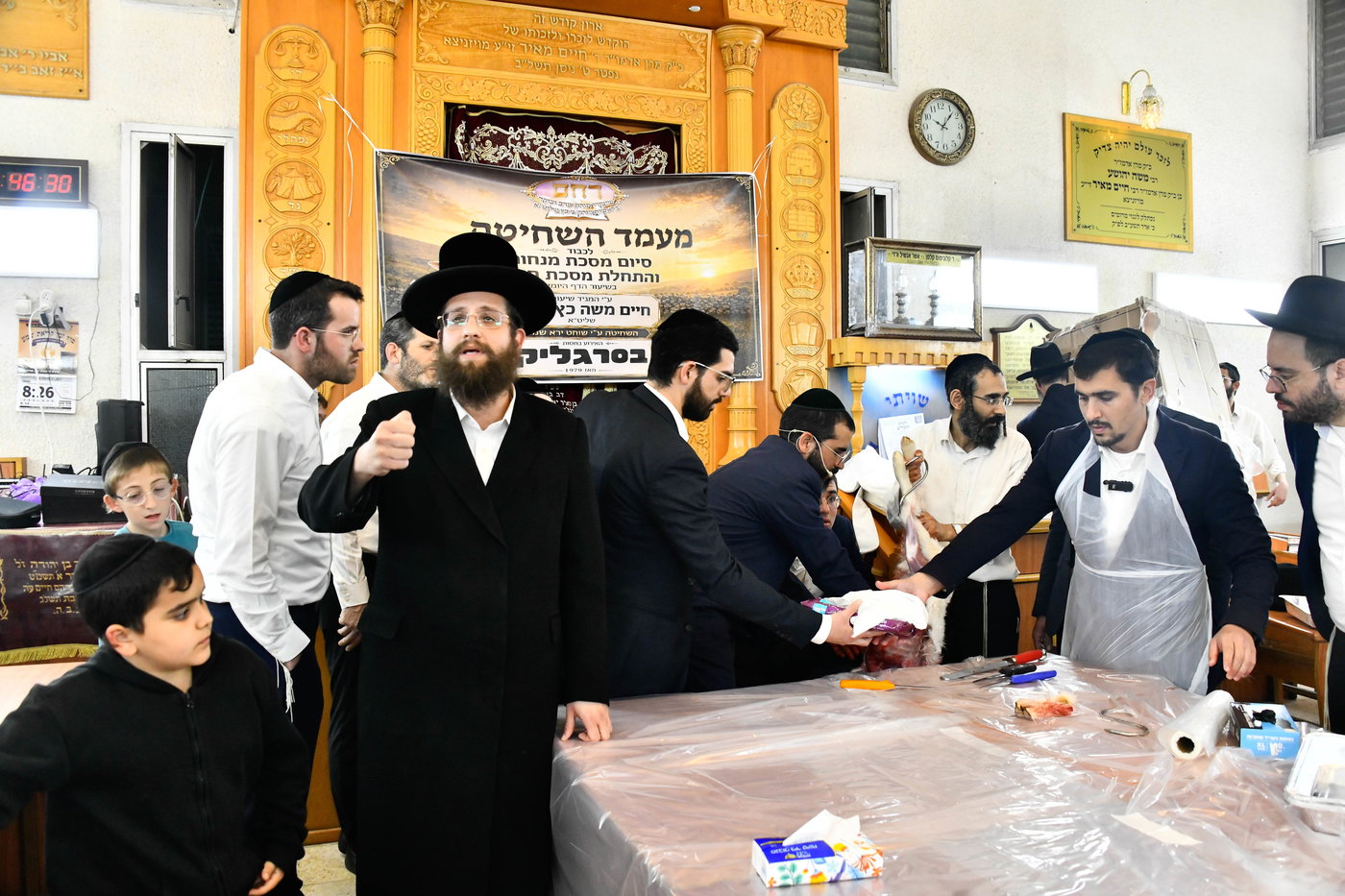 מעמד שחיטת גדי בבני ברק