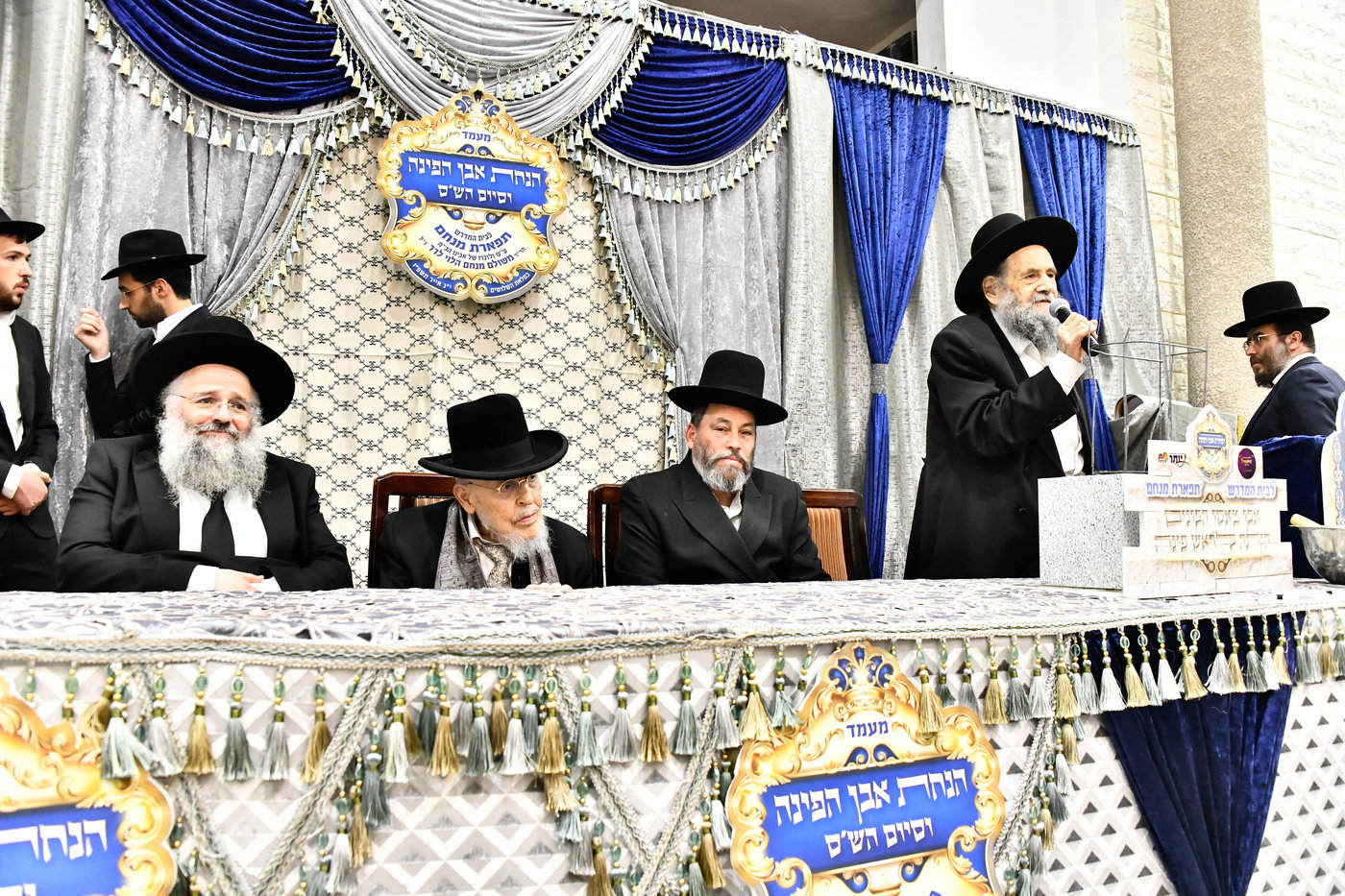 הנחת אבן הפינה לזכרו של הרב לרר ז"ל
