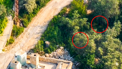 צפו: המחבלים בורחים ורצים בבהלה בתוך סבך העצים | כך זה הסתיים