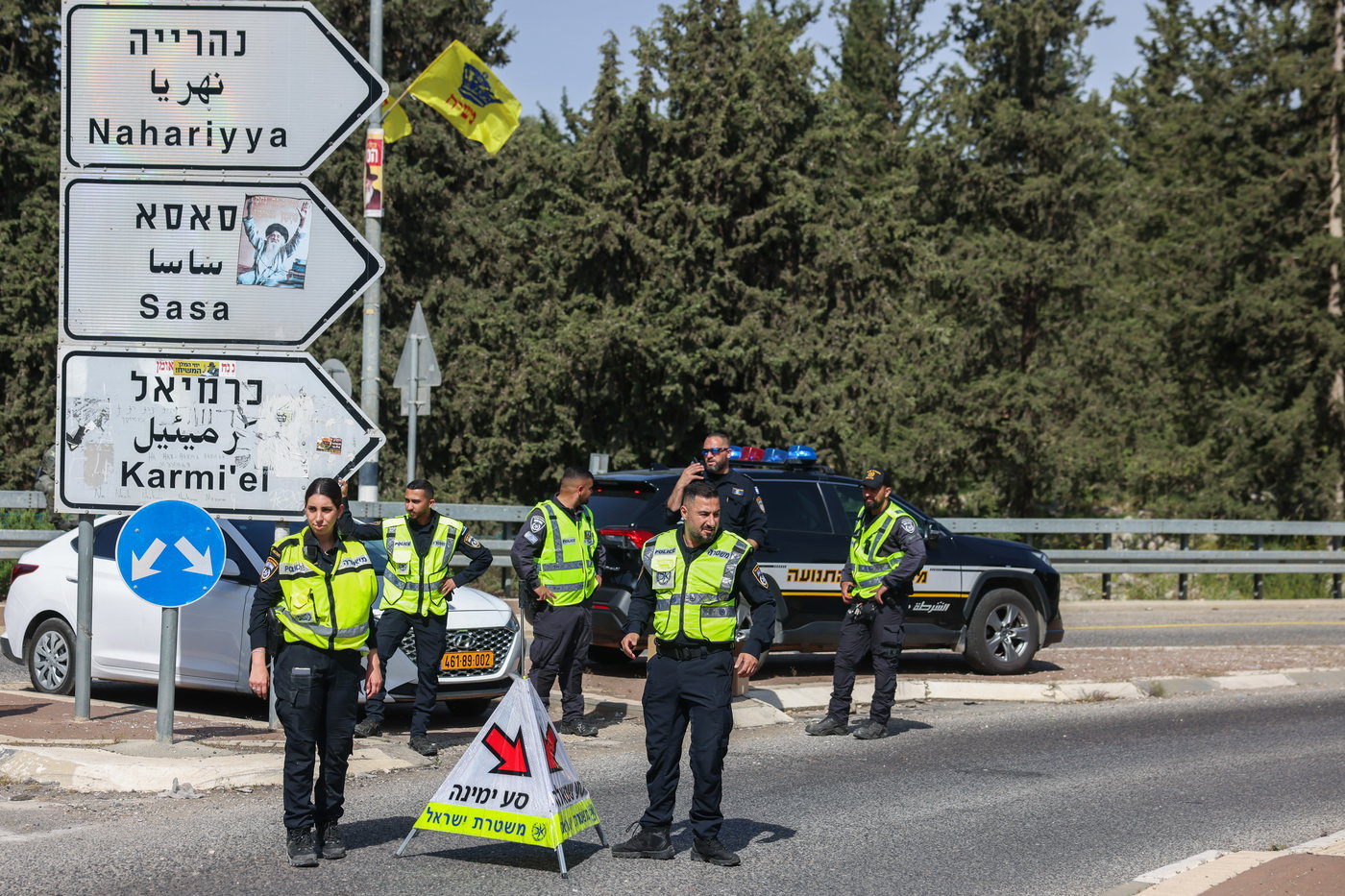 המחסומים בדרך למירון