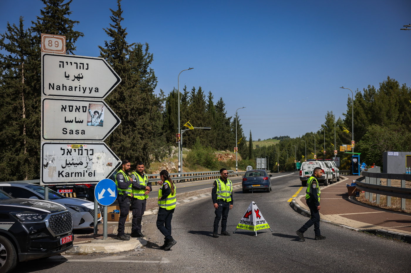 המחסומים בדרך למירון