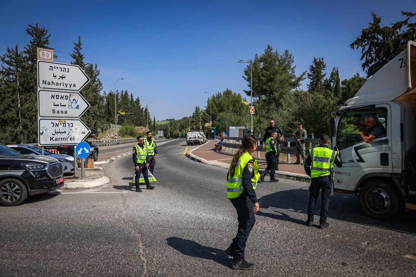 המחסומים בדרך למירון