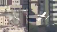 טרגדיה בברזיל: מטוס תועד כשהוא מאבד כיוון ומתרסק לתוך בניין | צפו