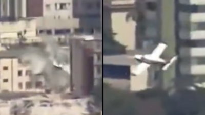 טרגדיה בברזיל: מטוס תועד כשהוא מאבד כיוון ומתרסק לתוך בניין | צפו