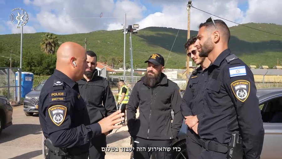 מפקד מחוז צפון ניצב מאיר אליהו פותח את המבצע