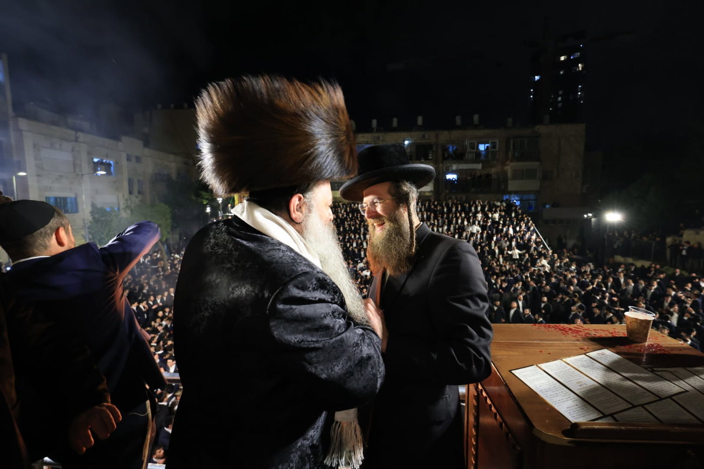 מעמד ההדלקה בישיבת אורייתא