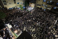 מעמד ההדלקה בישיבת אורייתא