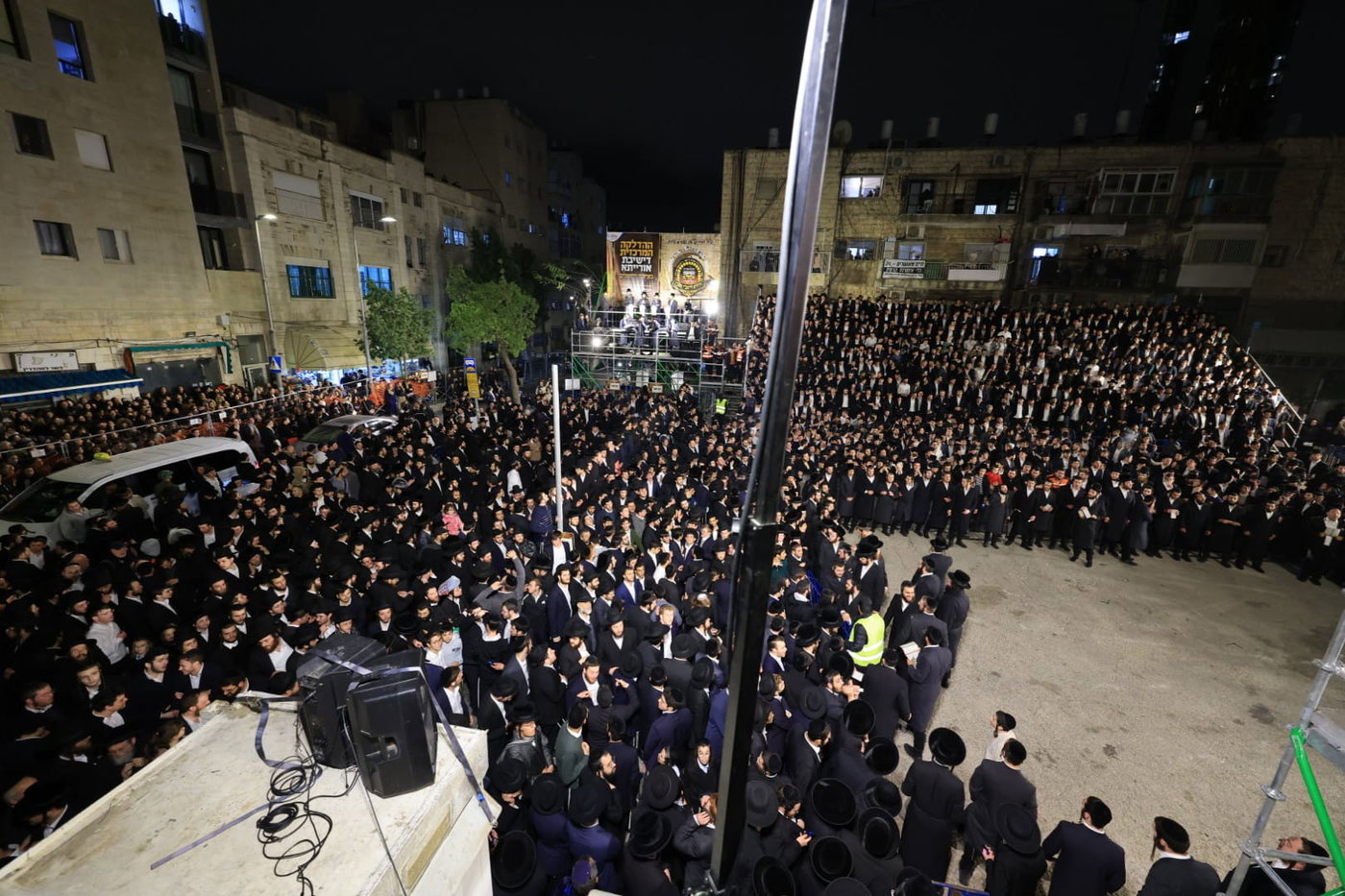 מעמד ההדלקה בישיבת אורייתא